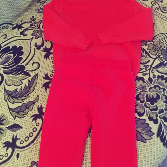 H@M Red hooded sweater and pants -2 PIECE SET - Picture 3 of 3